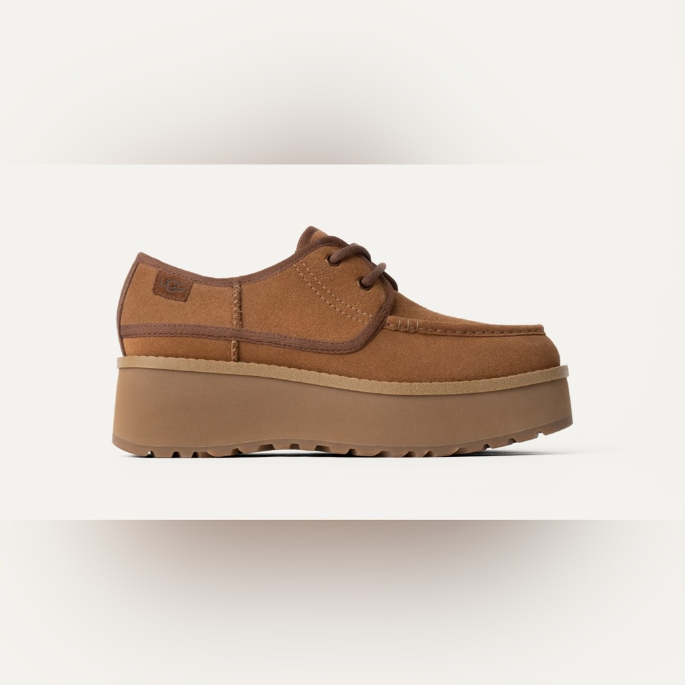 UGG Women's Platform Shoes in Chestnut Brown
